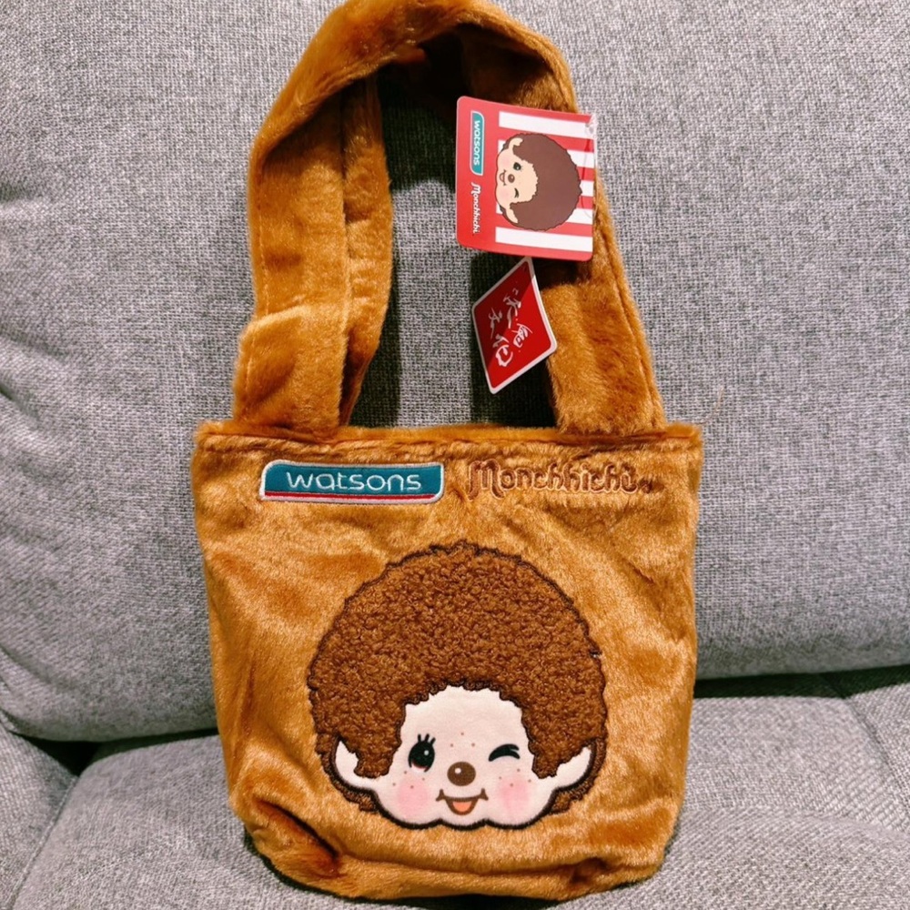 Monchhichi Hongkong Watson X Monchhichi tote bag